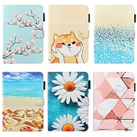 Case For Samsung Galaxy Tab A 10.1(2019)T510 /Tab A 8.0(2019)T290/295 / Samsung Tab S5E 10.5 SM-T720 / T725 Wallet / Card Holder / with Stand Full Body Cases Scenery / Animal / Flower PU Leather