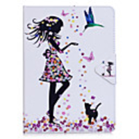 Case For Samsung Galaxy Tab A 7.0 / Tab A 10.1 (2016) Origami Full Body Cases Sexy Lady Hard PU Leather