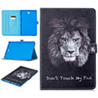 Case For Samsung Galaxy Tab A T580 T585 T590 T830 Card Holder Shockproof Pattern Full Body Cases PU Leather TPU Auto Sleep Wake Up magnetic buckle lion