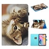 Case For Samsung Galaxy Tab A2 10.5 T590 Tab A 10.1 T510 Tab A 8.0 T290 295 S6 lite P610 P615 Tab S5e T720 T725 Wallet Card Holder with Stand Full Body Cases Animal PU Leather