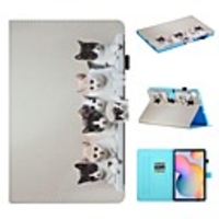 Case For Samsung Galaxy Tab A2 10.5 T590 Tab A 10.1 T510 Tab A 8.0 T290 295 S6 lite P610 P615 Tab S5e T720 T725 Wallet Card Holder with Stand Full Body Cases Animal PU Leather