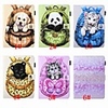 Case For Samsung Galaxy Tab A2 10.5(2018) T595 T590 / Tab E 9.6 / Tab A 10.1 (2016) Card Holder / Shockproof / with Stand Full Body Cases Animal / Cartoon Hard PU Leather