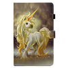 Case For Samsung Galaxy Tab E 9.6 / Tab E 8.0 / Tab A 9.7 Card Holder / with Stand / Flip Full Body Cases Unicorn Hard PU Leather