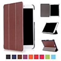Case For Samsung Galaxy Tab S2 8.0 / Tab E 8.0 / Tab A 8.0 (2017) with Stand / Origami / Magnetic Full Body Cases Solid Colored Hard PU Leather