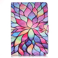 Case For Samsung Galaxy Tab S2 8.0 Wallet / Card Holder / with Stand Full Body Cases Flower Hard PU Leather