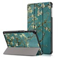 Case For Samsung Galaxy Tab S4 10.5 (2018) / Tab A2 10.5(2018) T595 T590 / Samsung Tab S5e T720 10.5 Shockproof / Flip / Origami Full Body Cases Flower Hard PU Leather