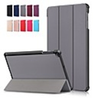 Case For Samsung Galaxy Tab S4 10.5 (2018) / Tab A2 10.5(2018) T595 T590 / Samsung Tab S5e T720 10.5 Shockproof / Flip / Origami Full Body Cases Solid Colored Hard PU Leather