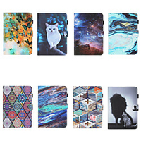 Case For Samsung Galaxy Tab S6 Lite SM-P610 615 Card Holder Shockproof Pattern Full Body Cases PU Leather TPU magnetic buckle miniinthebox