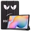 Case For Samsung Galaxy Tab S6 Lite (SM-P610/615)/ Tab S6 T860/856 /Tab S5e T720 10.5 Card Holder/Flip /Pattern Full Body Cases Eyes PU Leather For Samsung Galaxy Tab A 10.1(2019)T510