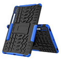 Case For Samsung Galaxy Tab S7 Plus T970 975 976 Shockproof with Stand Back Cover Solid Colored TPU PC
