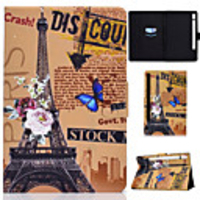 Case For Samsung Galaxy Tab S7 T870 875 Samsung Galaxy Tab A7 2020 T500 505 Card Holder Flip Magnetic Full Body Cases Animal Eiffel Tower PU Leather