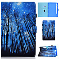 Case For Samsung Galaxy Tab S7 T870 875 Samsung Galaxy Tab A7 2020 T500 505 Card Holder Flip Magnetic Full Body Cases Word Phrase Animal Tree PU Leather