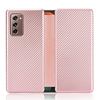 Case For Samsung Galaxy Z Fold 2 Card Holder / Shockproof / Magnetic Full Body Cases Lines / Waves / Solid Colored TPU / PC miniinthebox