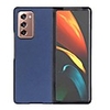 Case For Samsung Galaxy Z Fold 2 Shockproof / Flip Full Body Cases Solid Colored Genuine Leather Case For Samsung Galaxy Z Fold 2