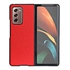 Case For Samsung Galaxy Z Fold 2 Shockproof Flip Full Body Cases Solid Colored Clemence Genuine Leather Case For Samsung Galaxy Z Fold 2
