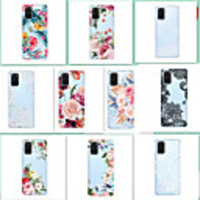 Case for Samsung scene graph S20 S20 Plus S20 Ultra A51 A71 flower pattern high translucent painted TPU material soft phone case