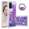 Case for Samsung scene graph S20 S20 Plus S20 Ultra A51 A71 glitter powder sand four corners drop-resistant diamond ring bracket all-inclusive mobile phone case YB