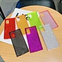 Case For Samsung scene graph S20 S20 Plus S20 Ultra A51 A71 glitter powder solid color translucent square four corner anti-fall TPU material mobile phone case