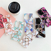 Case for Samsung scene graph Samsung Galaxy S20 S20 Plus S20 Ultra A51 A71 Geometric stitching marble pattern bright surface TPU material IMD process plating ring bracket all-inclusive mobile phon HJ3