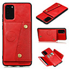 Case for Samsung scene map S20 S20 Ultra S20 Plus A51 A71 veneer double buckle solid color simple veneer card holder all-inclusive drop-proof mobile phone case Xunlilai
