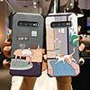 Case for Samsung scene map Samsung Galaxy S10 S10 Plus A10S A20S Cartoon pattern Strong relief Silk pattern Skin Thicken TPU Texture Four corners Anti-fall All-inclusive phone case