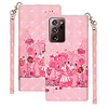 Case For Samsung Scene Map Samsung Galaxy S20 S20 Plus S20 Ultra Note 20 Note 20 Plus 3D cartoon flower and animal pattern glossy PU leather card holder all-inclusive mobile phone case YH