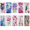 Case For Samsung Scene Map Samsung Galaxy S20 S20 Plus S20 Ultra Note 20 Note 20 Ultra Cartoon flower animal pattern glossy 3D craft PU leather card holder all-inclusive mobile phone case