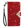 Case for Samsung scene map Samsung Galaxy S20 S20 Plus S20 Ultra Point diamond Bee pattern embossed flip leather case PU materialphone case miniinthebox
