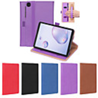 Case For Samsung Tablet Galaxy Tab A 8.4 (2020) Card Holder / Shockproof Full Body Cases Solid Colored TPU