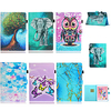 Case For Samsung Tablets Samsung Tab A 10.1(2019)T510 / Galaxy Tab A 10.5 T595 T590 / Samsung Tab A 8.0(2019)T290/295 Card Holder / Shockproof Full Body Cases Scenery / Cartoon TPU