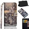 Case For Sony Sony Xperia L3 / Sony Xperia XZ2 / Xperia XA3 Wallet / Card Holder / with Stand Full Body Cases Cat PU Leather / TPU