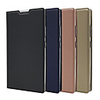 Case For Sony Sony Xperia Z5 / Z5 Mini / Sony Xperia XZ2 Premium Card Holder / with Stand / Flip Full Body Cases Solid Colored Hard PU Leather