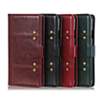 Case For Sony Xperia L2 XA2 XA2 Plus XA2 Ultra XZ2 XZ2 Compact XZ2 Premium XZ3 Card Holder Shockproof Magnetic Full Body Cases Solid Colored PU Leather TPU