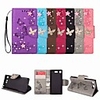 Case For SonyXperia XZ2 / Xperia XZ1 Compact / SonyXperia XZ1 Card Holder / Rhinestone / Flip Full Body Cases Butterfly / Rhinestone / Flower Hard PU Leather