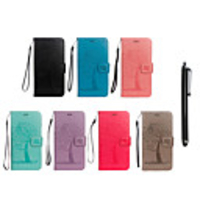 Case For SonyXperia XZ2 Compact / Xperia XZ2 / Xperia XZ1 Compact Wallet / Card Holder / with Stand Full Body Cases Owl / Tree Hard PU Leather