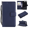 Case For SonyXperia Z3 / SonyXperia Z3 Mini / SonyXperia Z4 Wallet / Card Holder / Flip Full Body Cases Solid Colored PU Leather / TPU