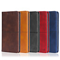 Case For Vivo Vivo V15PRO / vivo X50 Pro / vivo X50 Card Holder / Flip Full Body Cases Solid Colored PU Leather / TPU