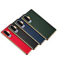 Case For VIVO X50 Pro VIVO X50 VIVO iQOO 5 Shockproof Plating Back Cover Solid Colored Genuine Leather