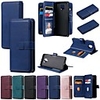 Case For Xiaomi Mi 10 Lite Redmi Note 9S Note 8 Pro 10X Wallet Card Holder with Stand Full Body Cases Solid Colored PU Leather