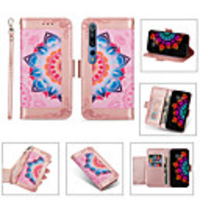 Case For Xiaomi Mi 10 Pro Card Holder / Shockproof / Magnetic Full Body Cases Flower PU Leather For Redmi Note 9 Pro Max / Redmi Note 8 Pro / Redmi 8A