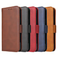 Case For Xiaomi Mi Note 10 / Redmi 9 / Mi 9 Pro Wallet / Shockproof / Flip Full Body Cases Solid Colored PU Leather