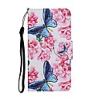 Case For Xiaomi Mi Note 10 Pro 10 Lite Redmi 7A 8A 9 Note 9S Note 9 Pro Max 8T Wallet Card Holder with Stand Full Body Cases Butterfly PU Leather