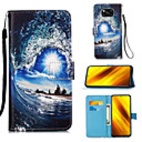 Case For Xiaomi Poco X3 NFC / Redmi K20 Pro / Redmi K20 / Mi 10 Lite 5G / Mi 10 Youth 5G Card Holder Flip Magnetic Full Body Cases Scenery PU Leather