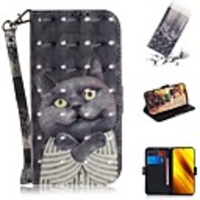 Case For Xiaomi Poco X3 NFC Wallet Card Holder with Stand Full Body Cases Animal PU Leather Xiaomi Mi 10 Ultra Note 10 Lite CC9 Pro Redmi 9A 9C Prime Note 8T Note 9 Pro Max 10X