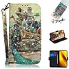 Case For Xiaomi Poco X3 NFC Wallet Card Holder with Stand Full Body Cases Animal PU Leather Xiaomi Mi 10 Ultra Note 10 Lite CC9 Pro Redmi 9A 9C Prime Note 8T Note 9 Pro Max 10X