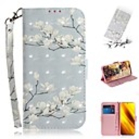 Case For Xiaomi Poco X3 NFC Wallet Card Holder with Stand Full Body Cases Flower PU Leather Xiaomi Mi 10 Ultra Note 10 Lite CC9 Pro Redmi 9A 9C Prime Note 8T Note 9 Pro Max 10X