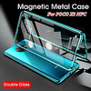 Case For Xiaomi Pocophone F1 / Xiaomi Poco X3 NFC Shockproof / Flip / Transparent Full Body Cases Transparent Tempered Glass / Metal