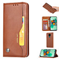 Case For Xiaomi Redmi 10X K30 Note 8T 9 9S 9Pro 9ProMax Mi 9Pro 10lite CC9Pro Note 10 10Pro Card Holder Shockproof Magnetic Full Body Cases Solid Colored PU Leather TPU
