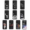 Case For Xiaomi Redmi 8T Redmi Note 9 Pro Redmi K30 Pro Shockproof Frosted Pattern Back Cover Sky Animal Feathers High Guality Black Bbackground TPU for Xiaomi Redmi Note 8 Pro K30 Mi 10 Pro 10 Lite