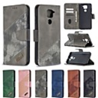 Case For Xiaomi Redmi 9A Redmi 9C Mi Poco X3 NFC Wallet Card Holder with Stand Full Body Cases Colorblock Crocodile Pattern PU Leather TPU for Xiaomi Redmi Note 9 Pro Redmi Note 10 Pro Redmi Note 9